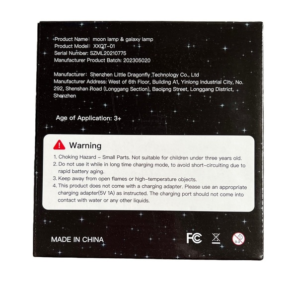 NWT BRIGHTWORLD 3D MOON / GALAXY LAMP WITH REMOTE - Picture 3 of 10